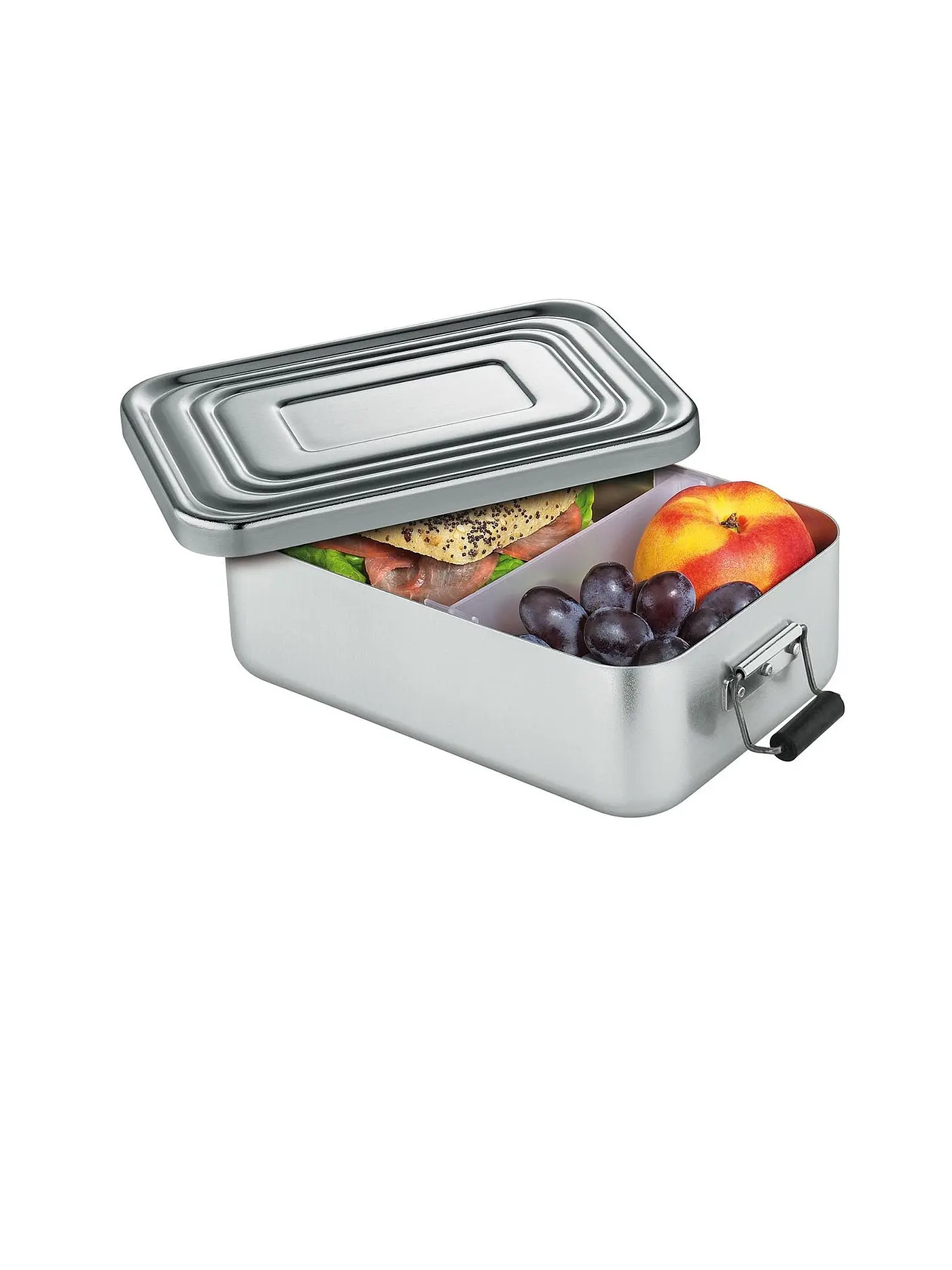 KÜCHENPROFI | Frischhaltedose - Lunchbox klein 18x12cm (Silber) | 